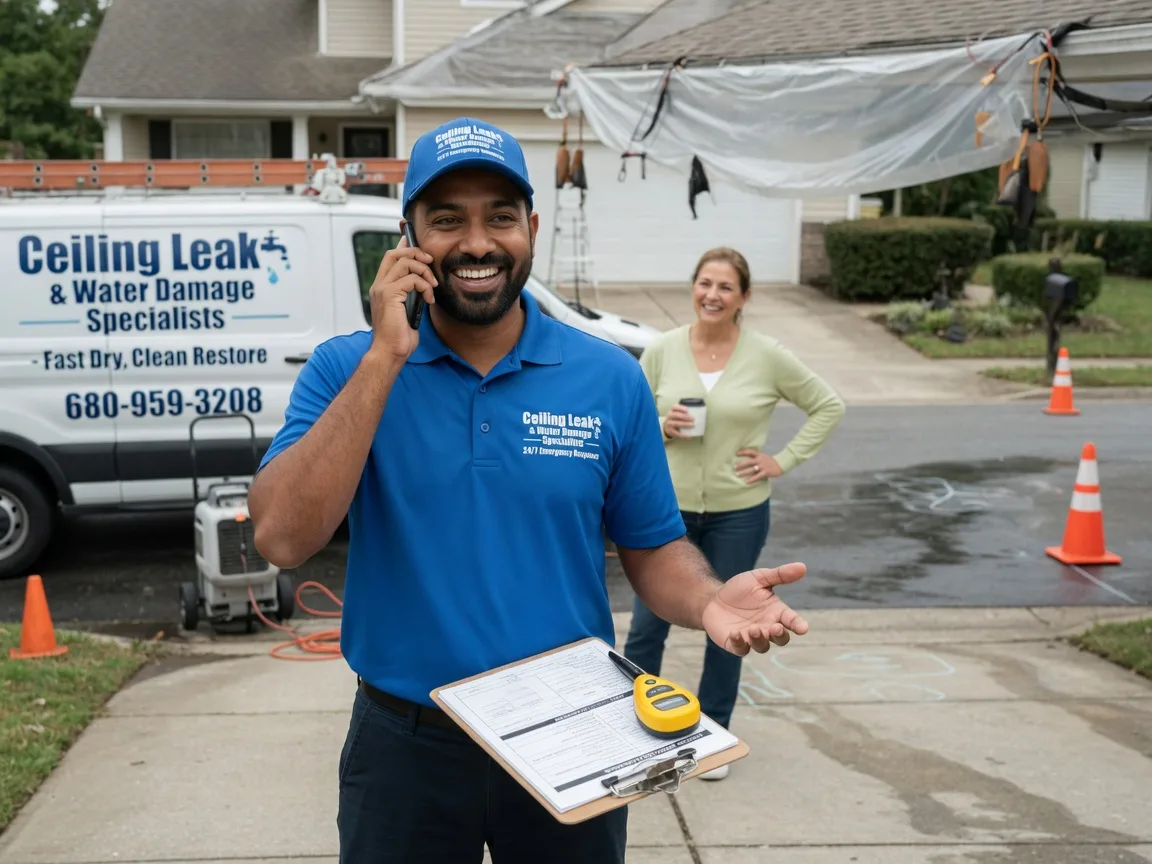 Ceiling Leak Cleanup Curryville, MO FAQs